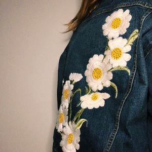 daisy.dukes oversized denim jacket